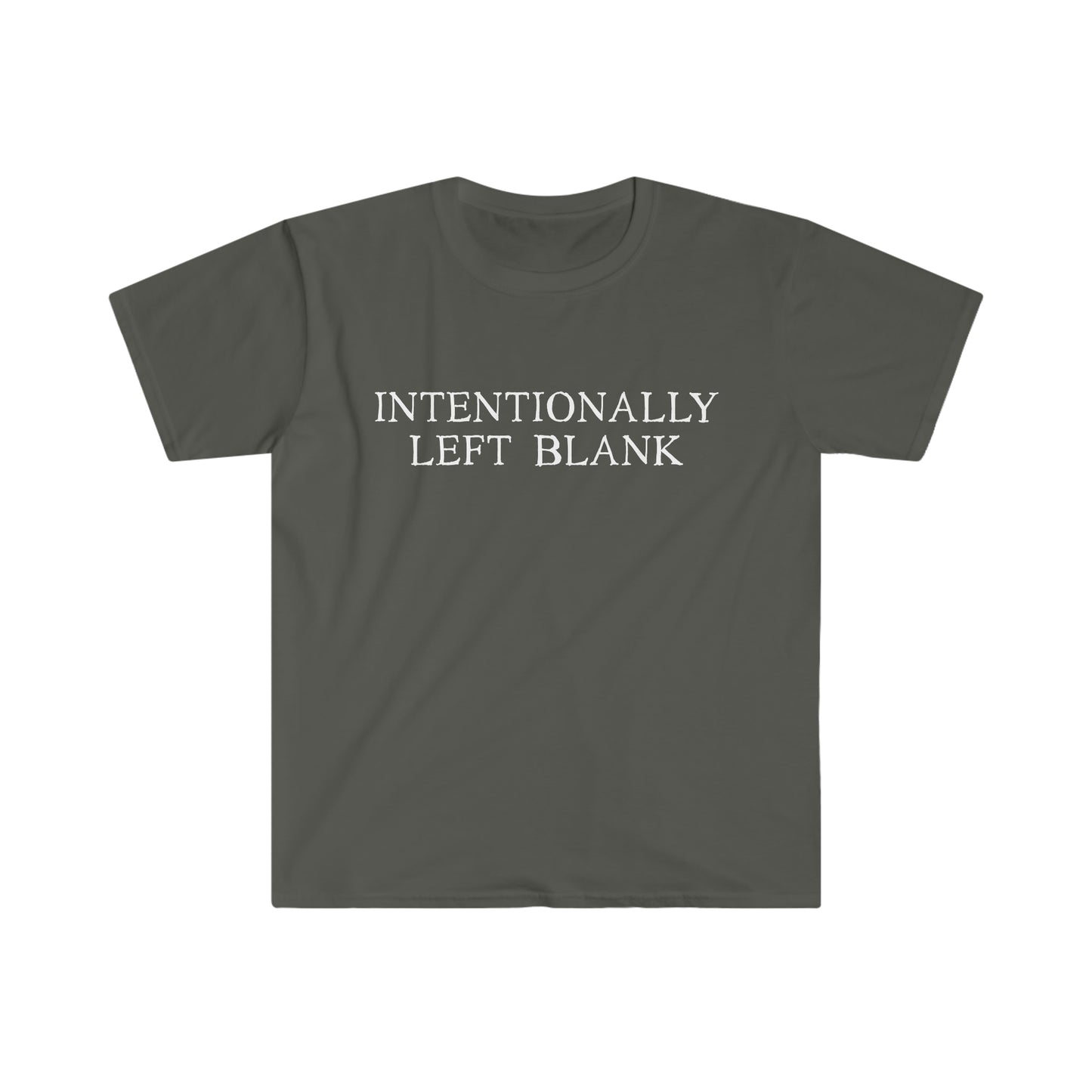 Intentionally Left Blank - Soft Tee