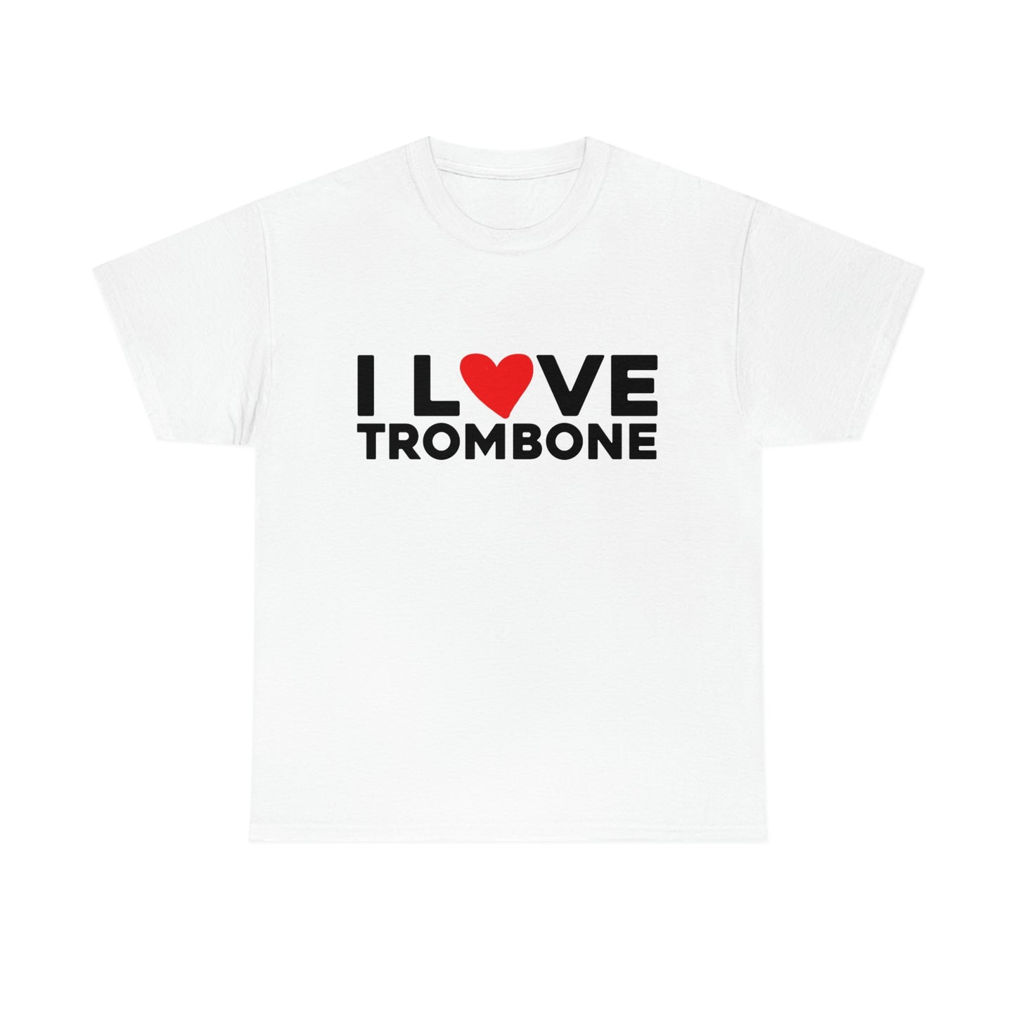 I Love Trombone - Heavy Cotton Tee