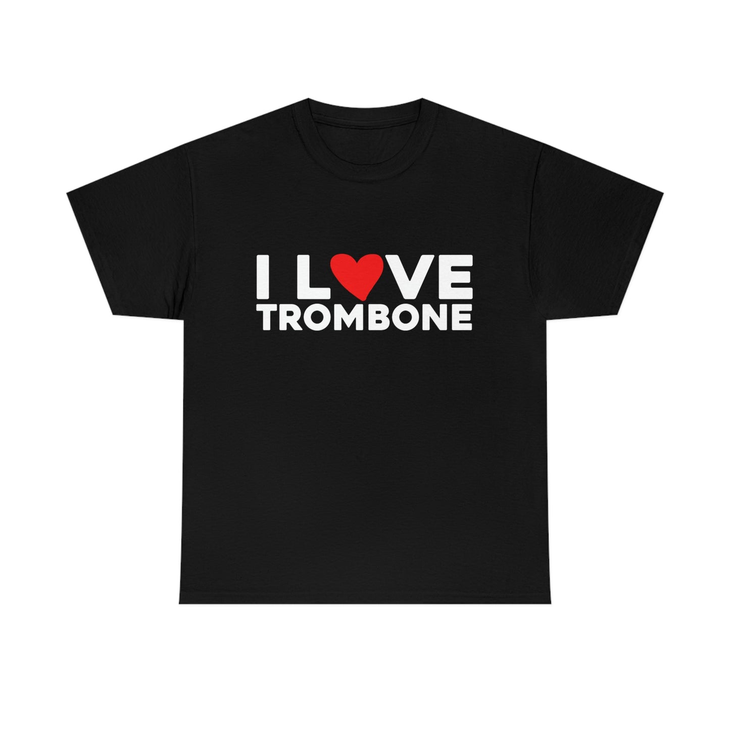I Love Trombone - Heavy Cotton Tee