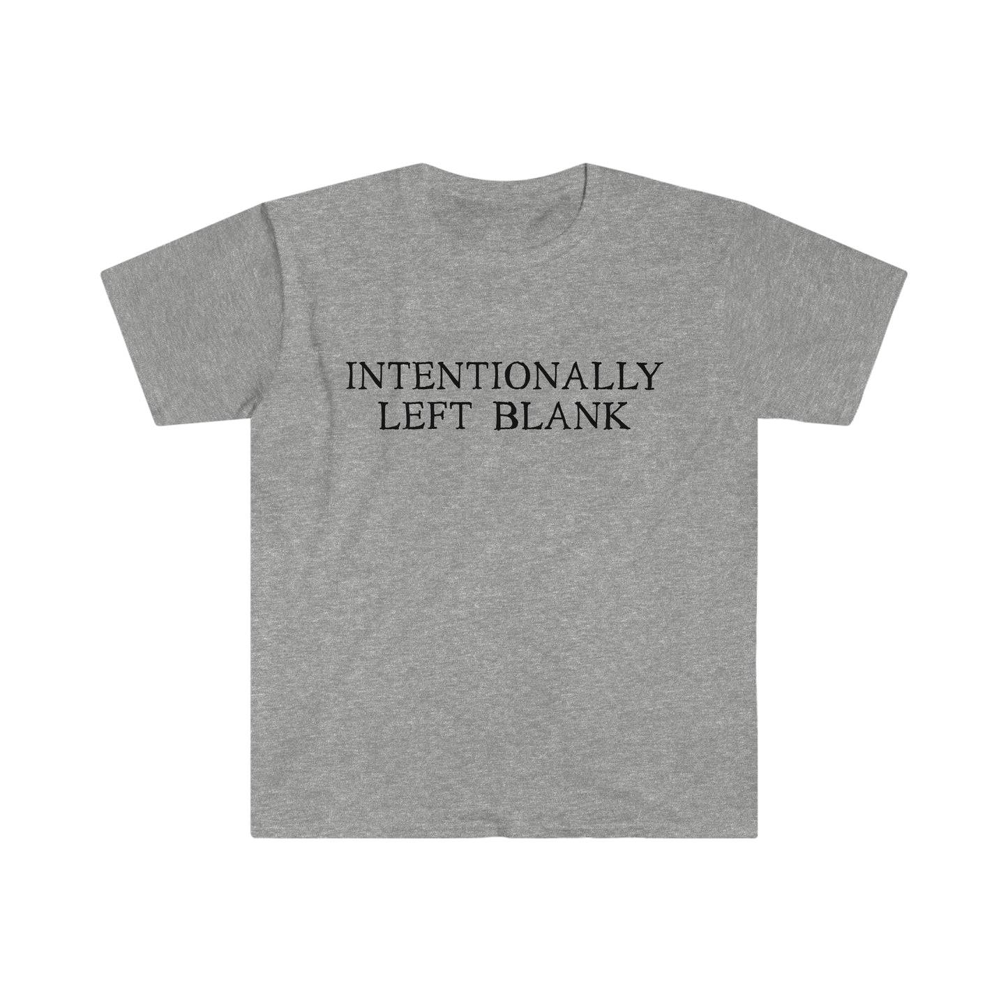 Intentionally Left Blank - Soft Tee