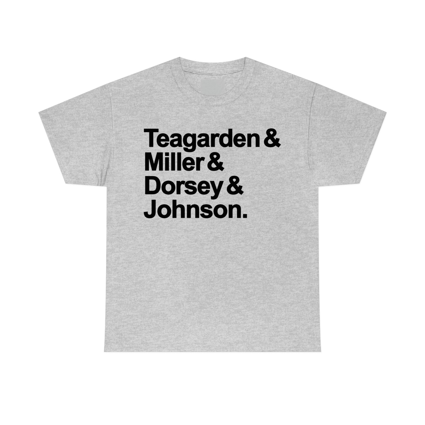 Teagarden & Miller & Dorsey & Johnson - Heavy Cotton Tee