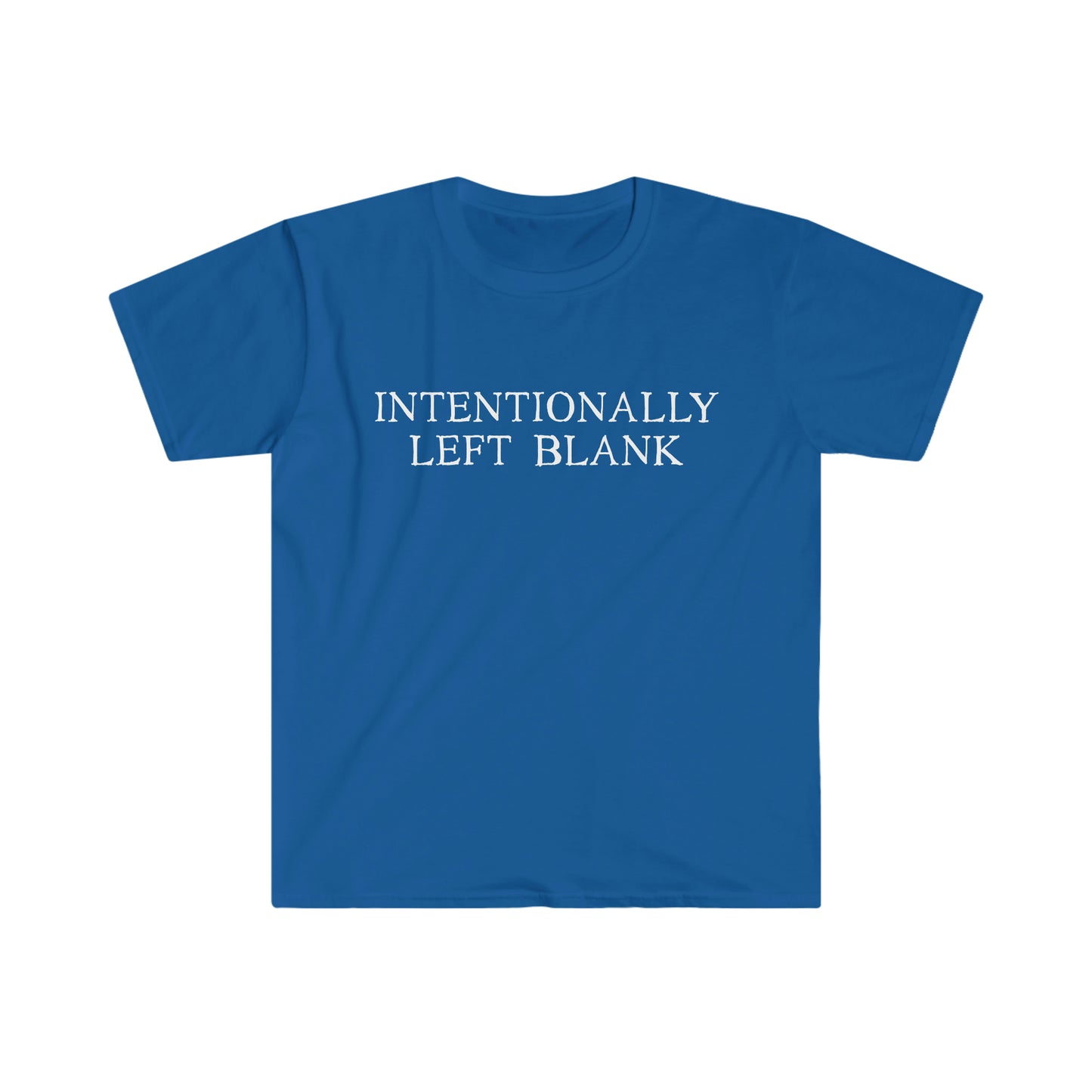 Intentionally Left Blank - Soft Tee