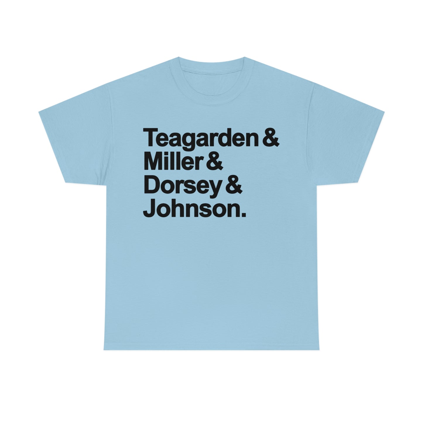 Teagarden & Miller & Dorsey & Johnson - Heavy Cotton Tee