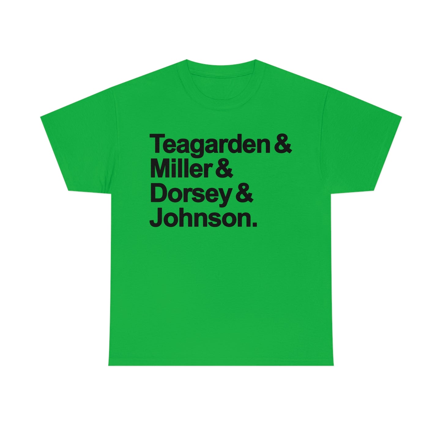 Teagarden & Miller & Dorsey & Johnson - Heavy Cotton Tee