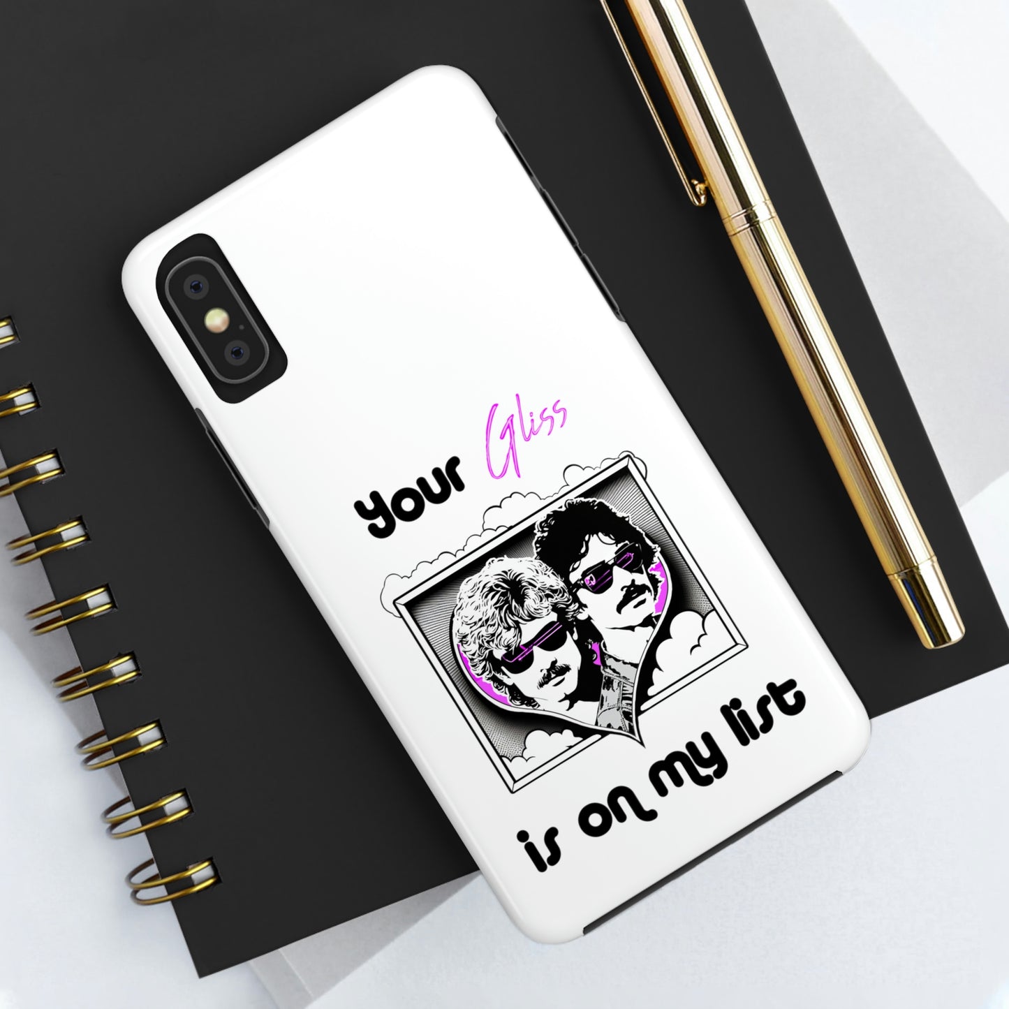 Your Gliss Is On My List - Phone Case (White)