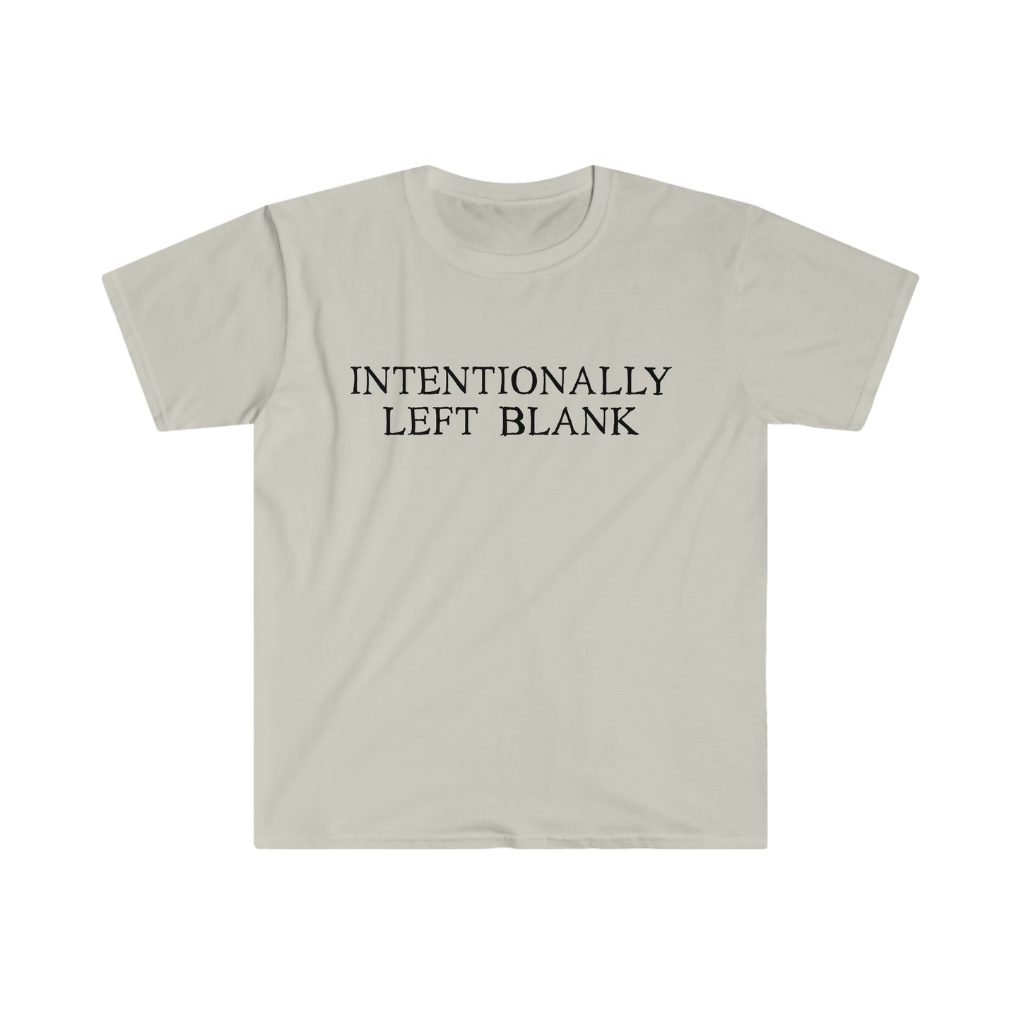 Intentionally Left Blank - Soft Tee