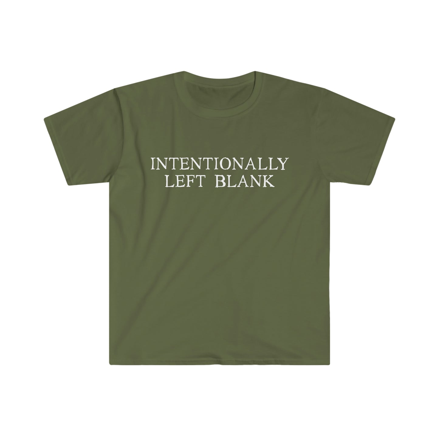 Intentionally Left Blank - Soft Tee