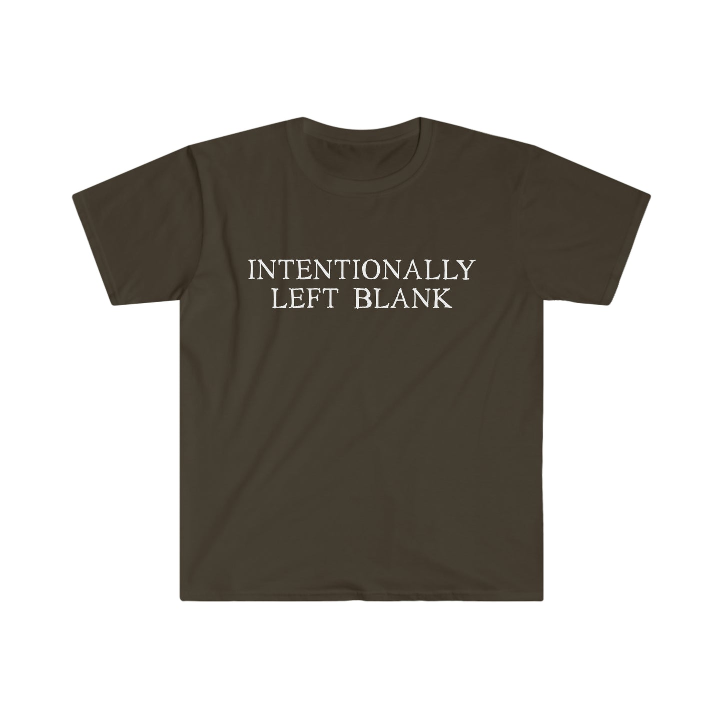 Intentionally Left Blank - Soft Tee