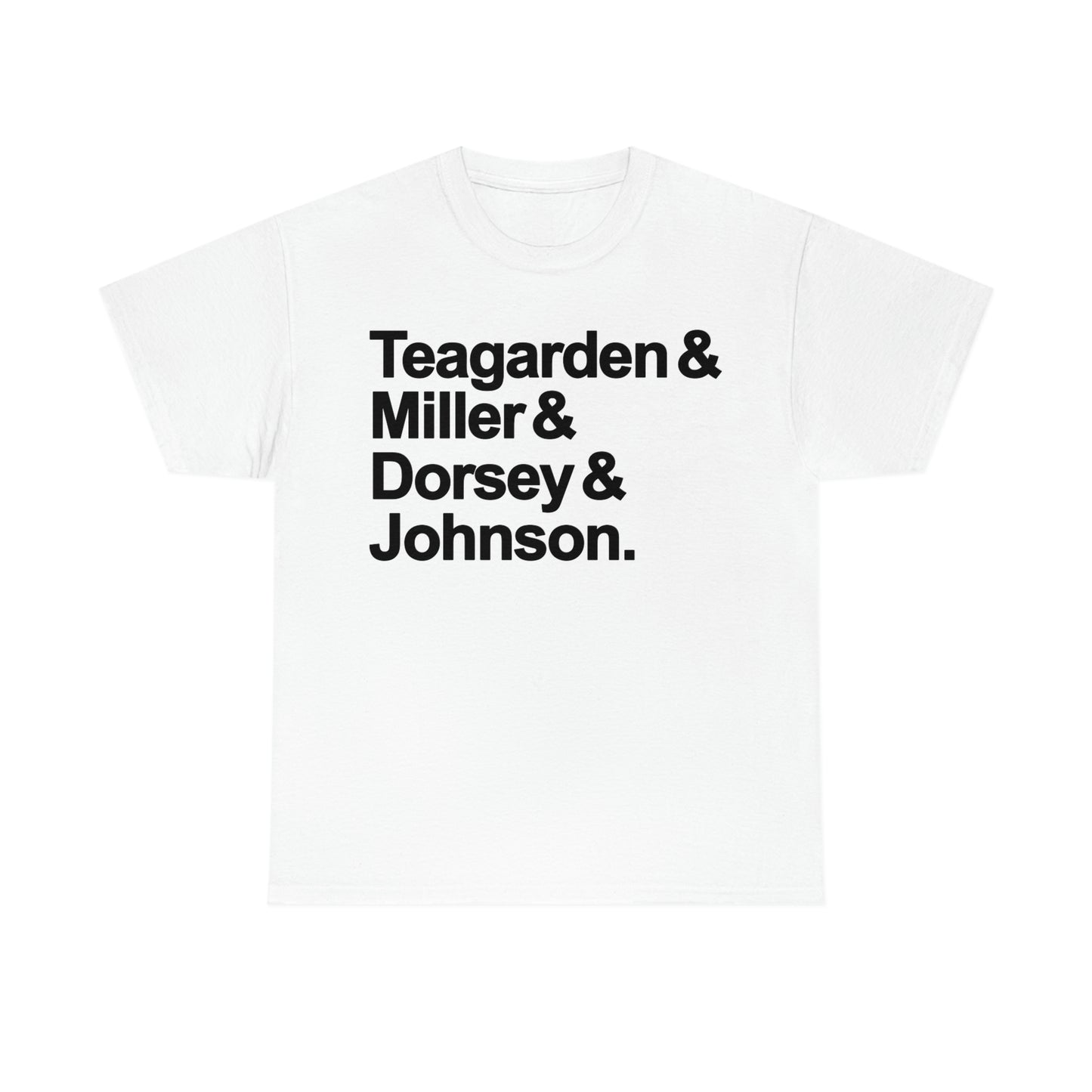 Teagarden & Miller & Dorsey & Johnson - Heavy Cotton Tee