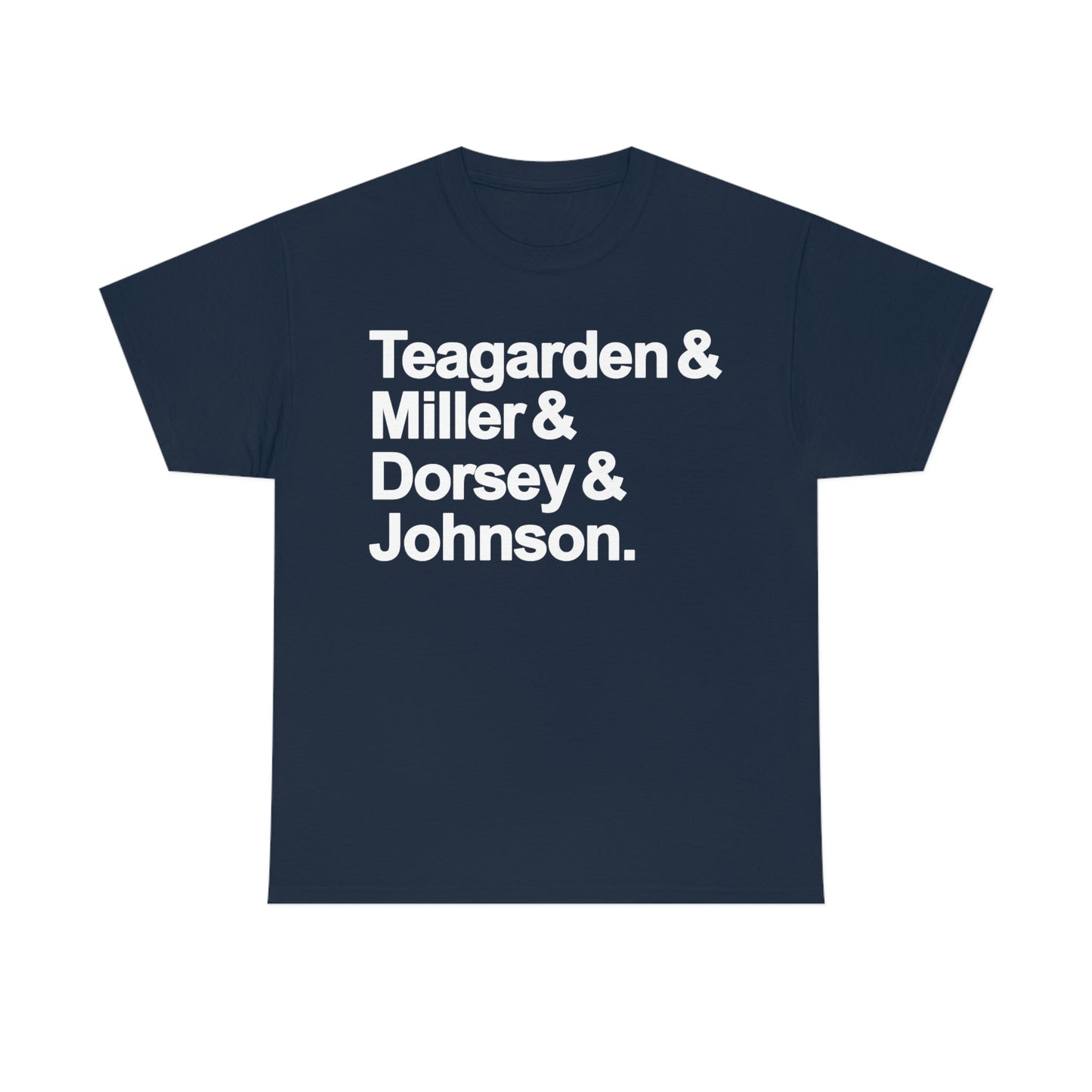 Teagarden & Miller & Dorsey & Johnson - Heavy Cotton Tee