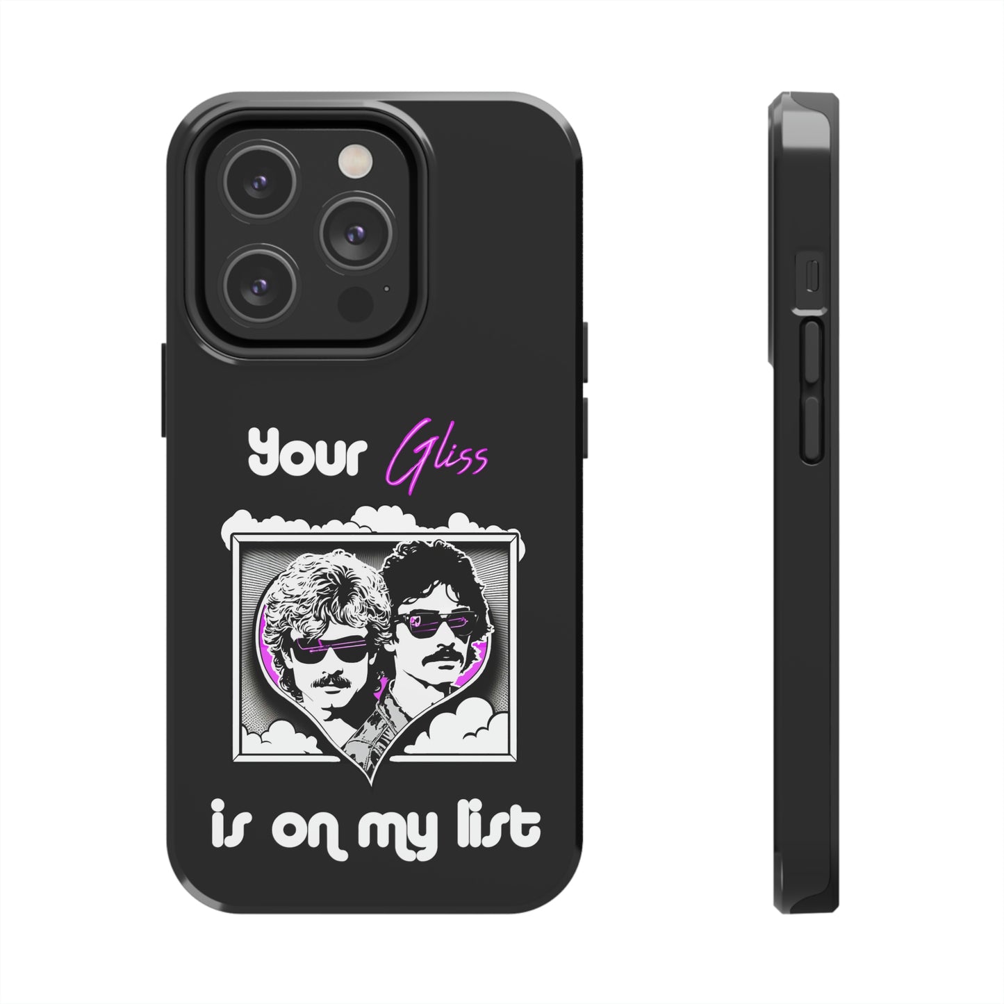 Your Gliss Is On My List - Phone Case (Black)