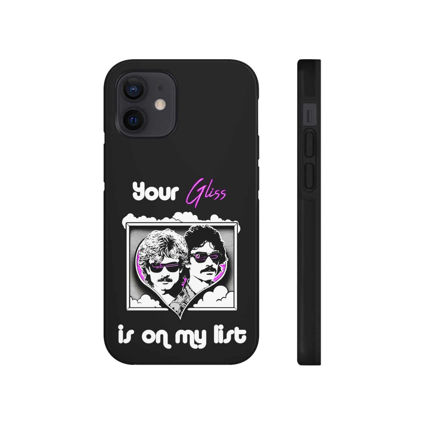 Your Gliss Is On My List - Phone Case (Black)