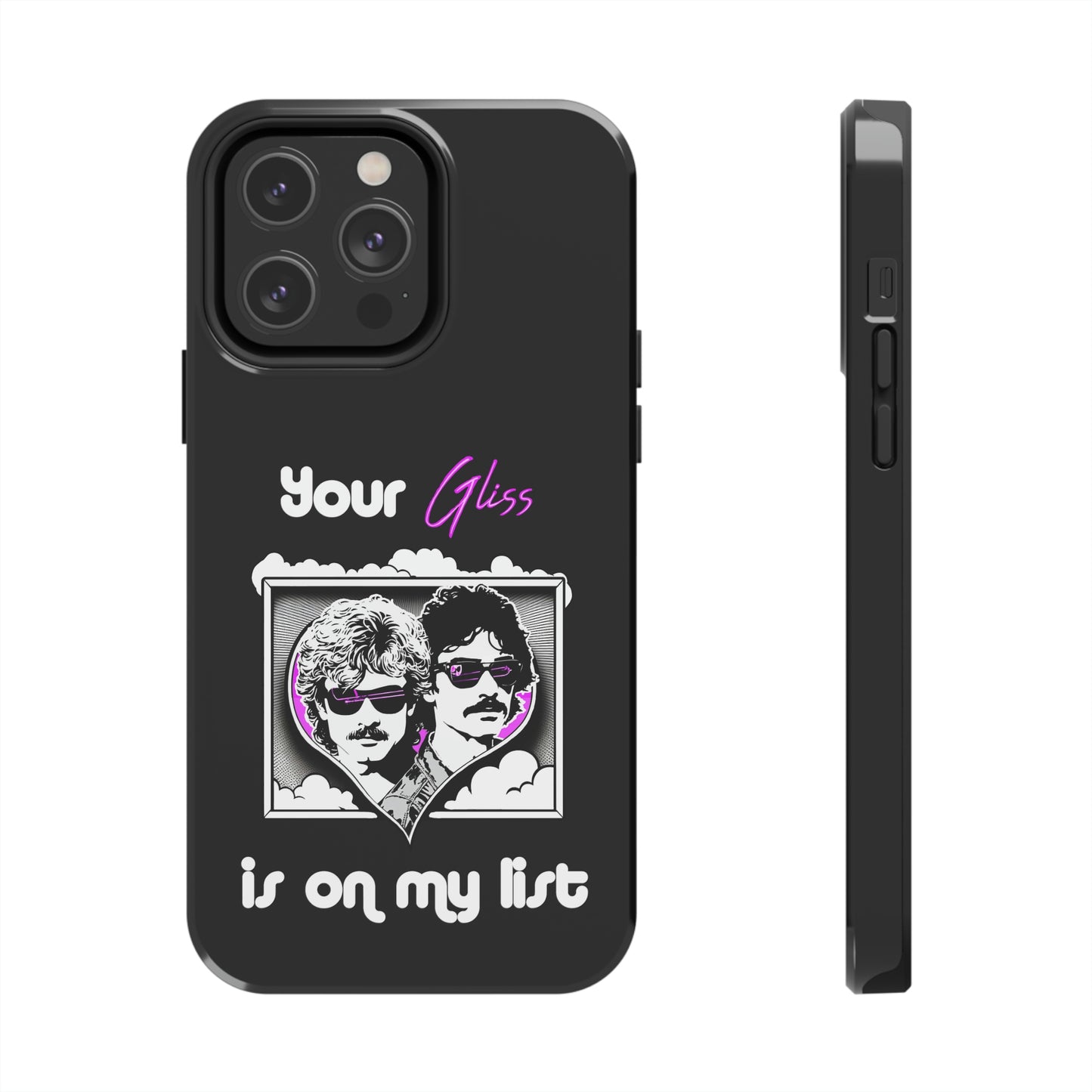 Your Gliss Is On My List - Phone Case (Black)