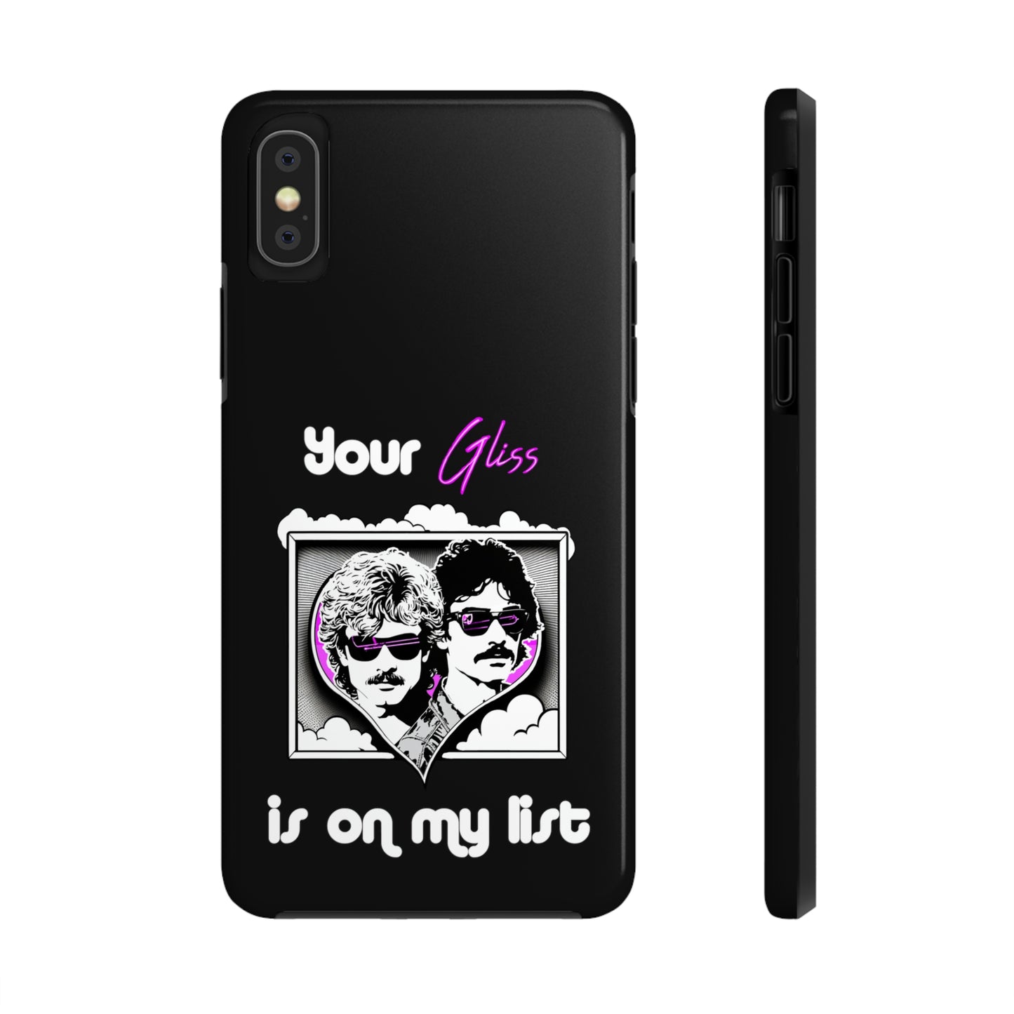 Your Gliss Is On My List - Phone Case (Black)