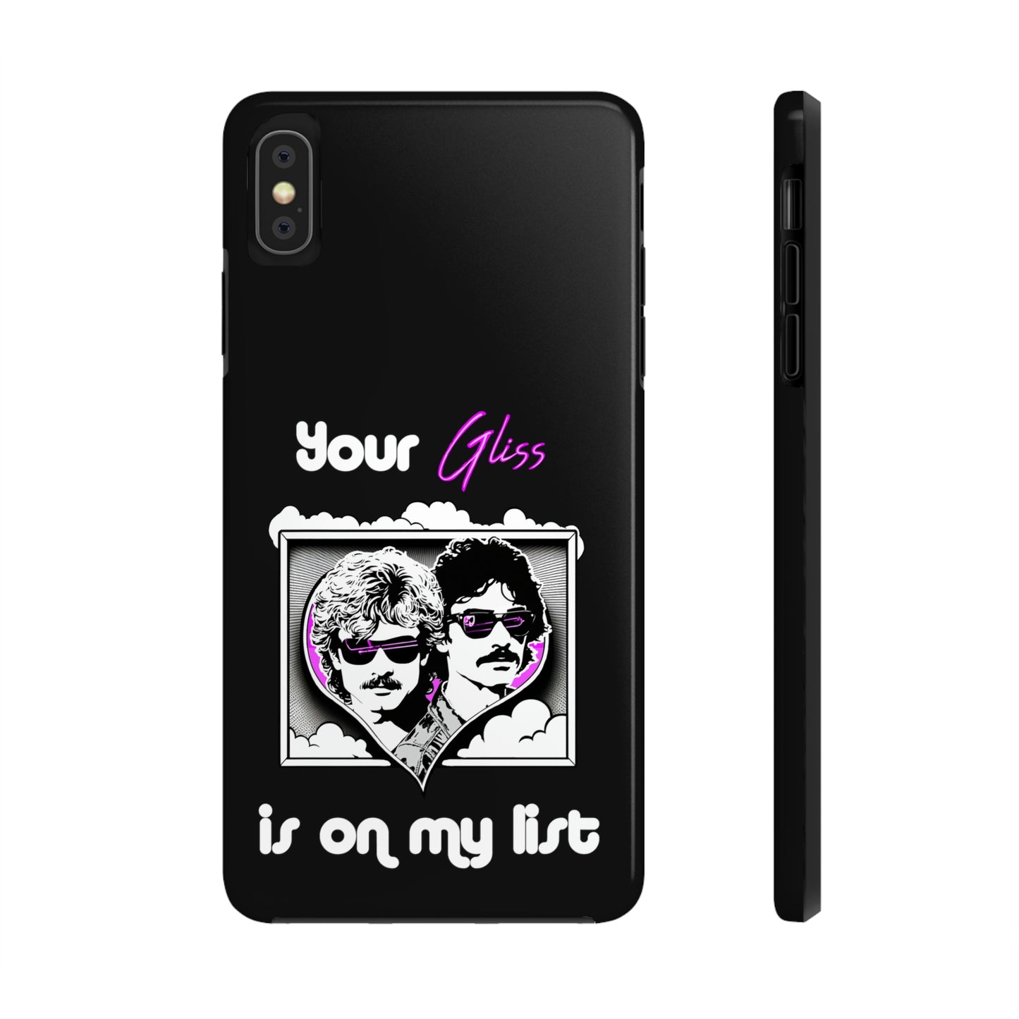 Your Gliss Is On My List - Phone Case (Black)